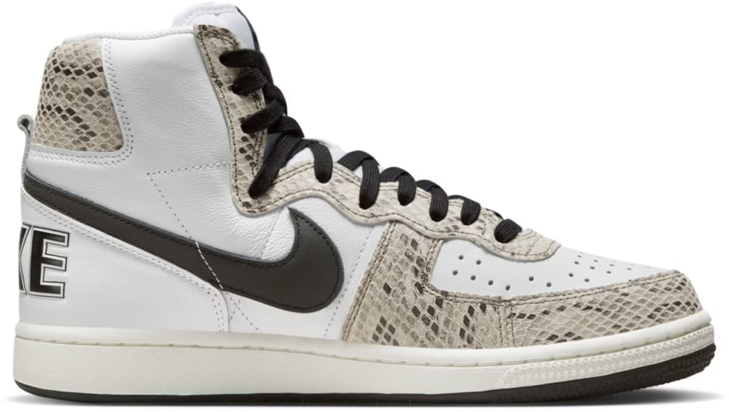 Nike Terminator High Cocoa Snake Sneakers Wit