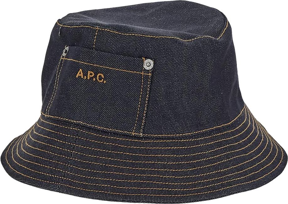 A.P.C. Bob Thais Bucket Hat Blauw