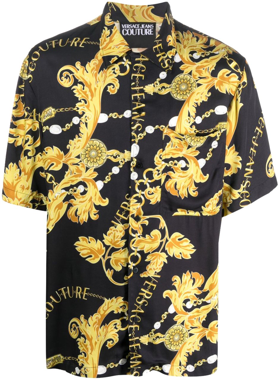 Versace Jeans Couture Versace Jeans Couture Shirts Black Zwart