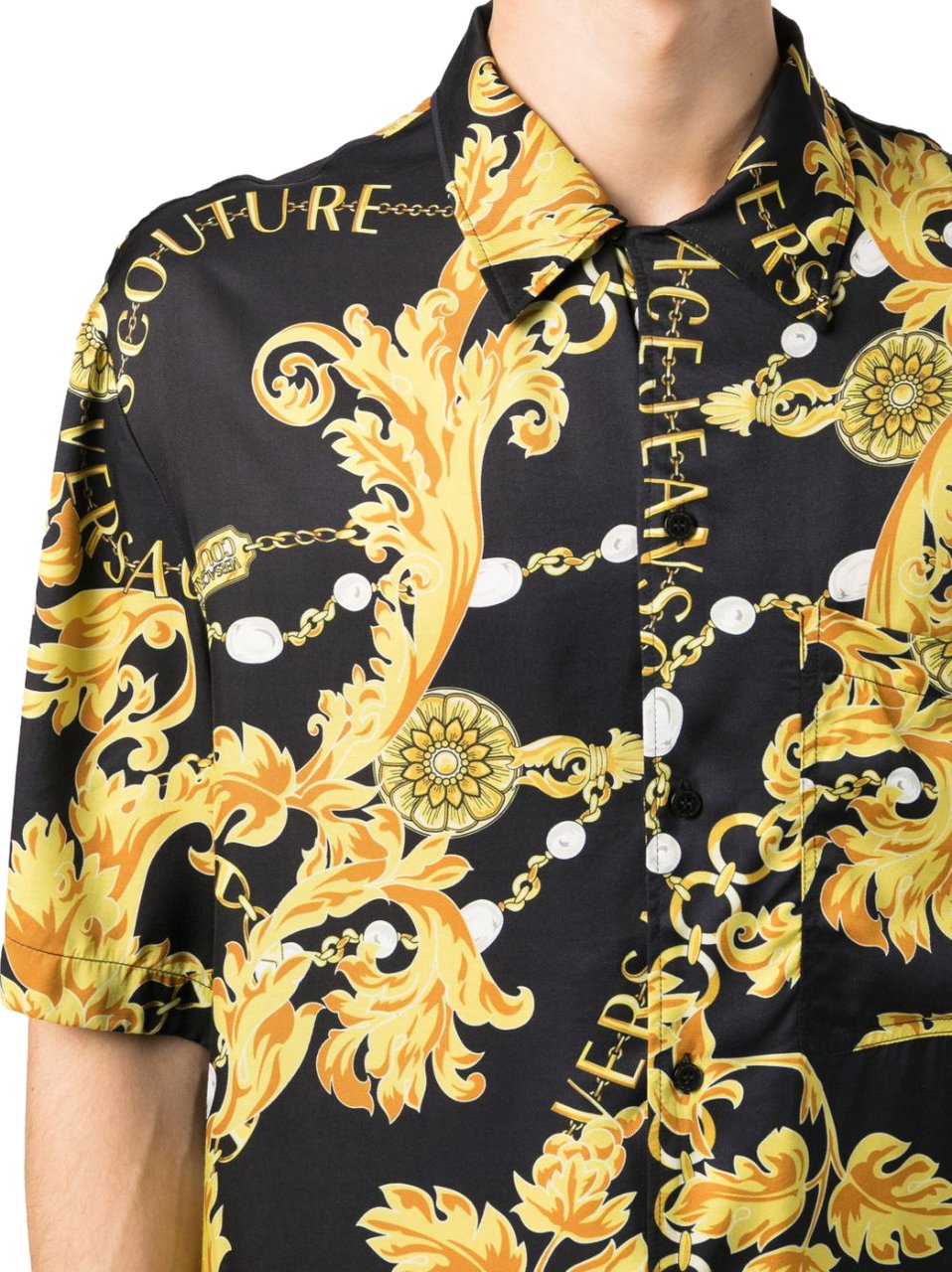 Versace Jeans Couture Versace Jeans Couture Shirts Black Zwart