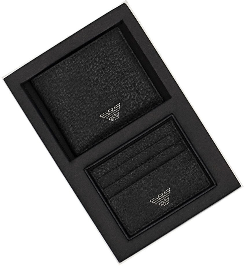 Emporio Armani Wallets Black Zwart