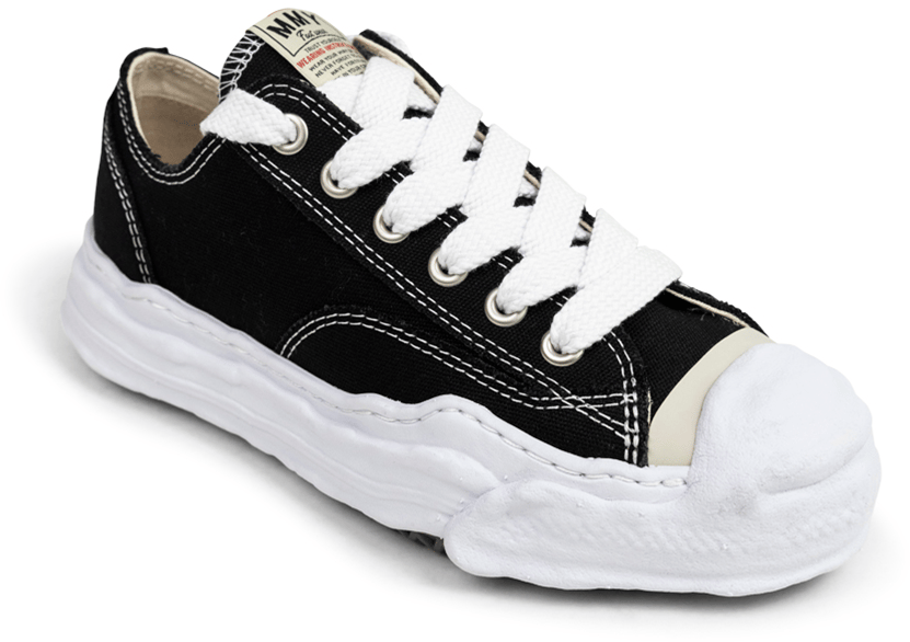 Maison Mihara Yasuhiro HANK LOW/original sole canvas Low-Top sneaker BLACK Divers