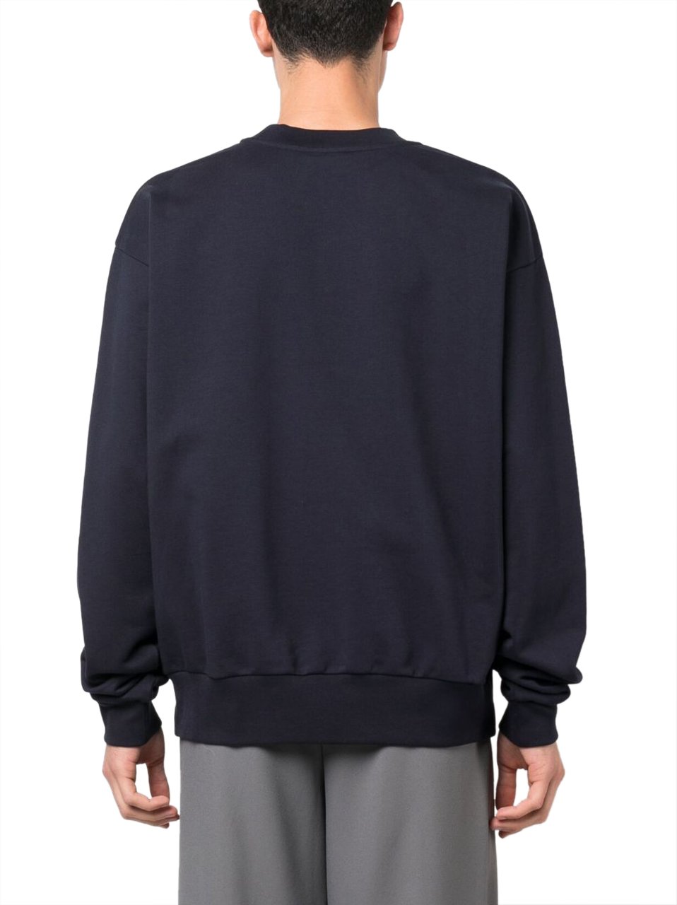 Marni Cotton Logo Sweatshirt Blauw