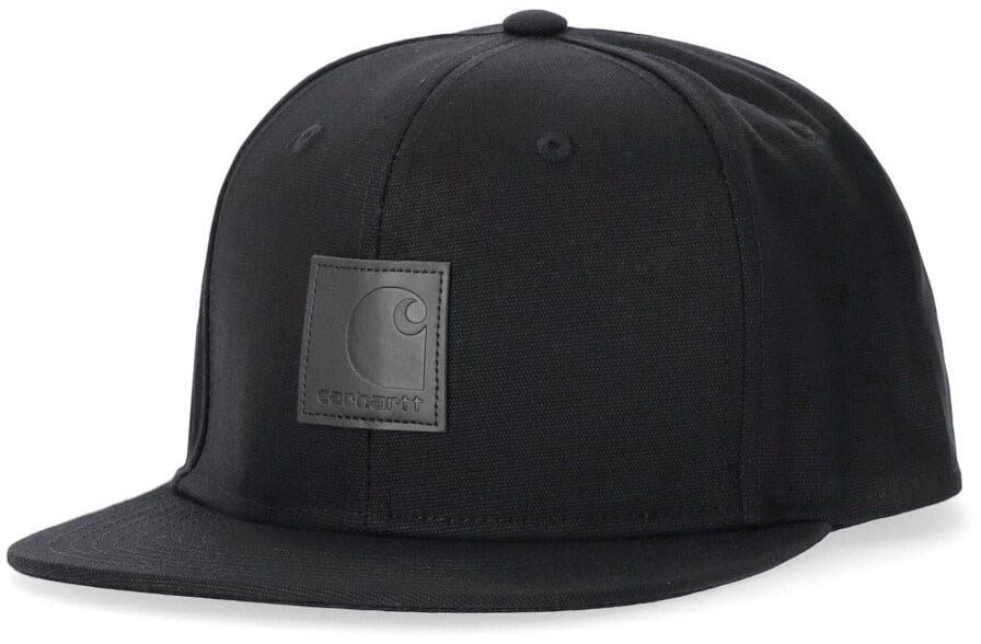 Carhartt Wip Black Logo Cap Black Zwart