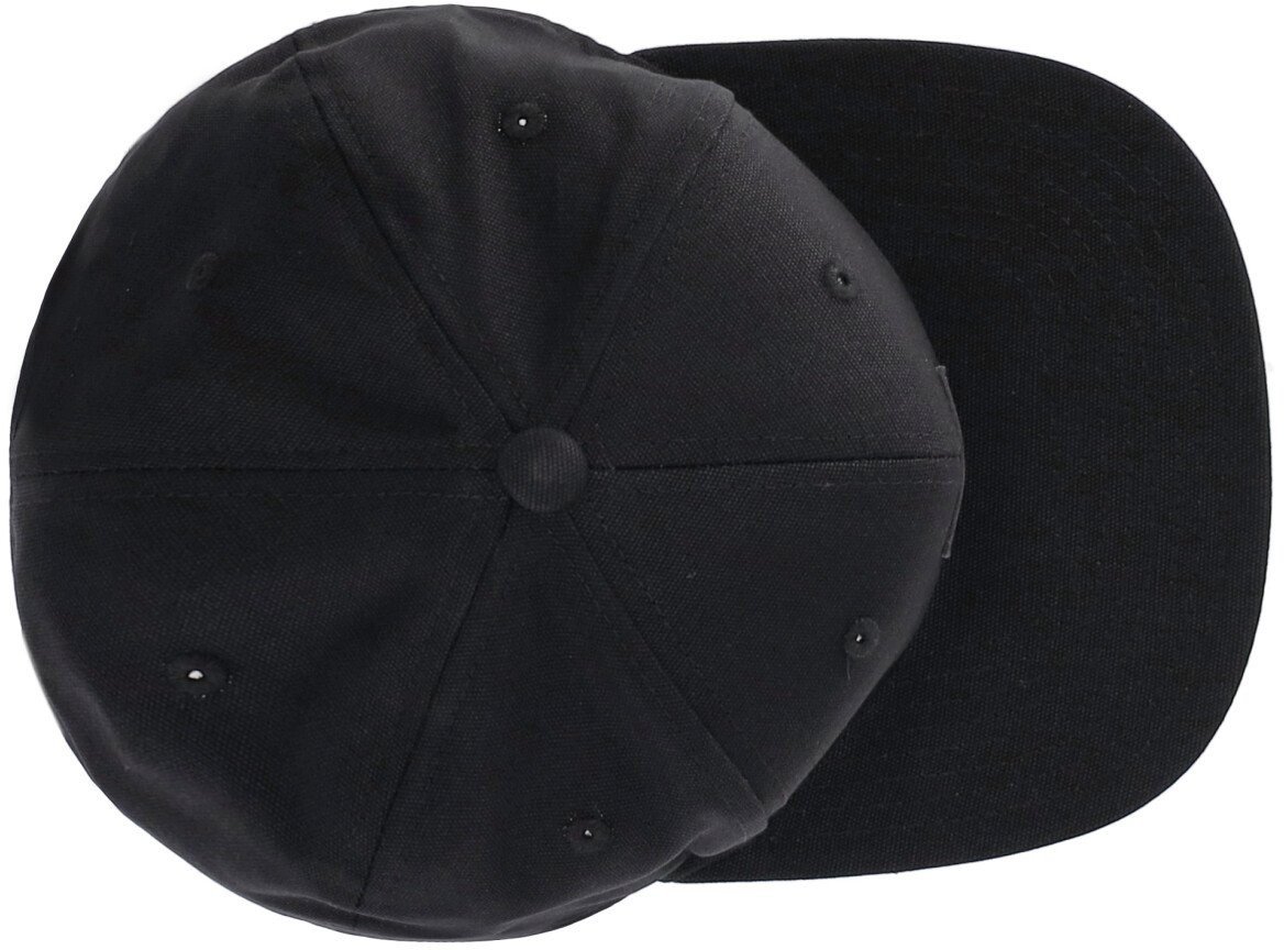 Carhartt Wip Black Logo Cap Black Zwart