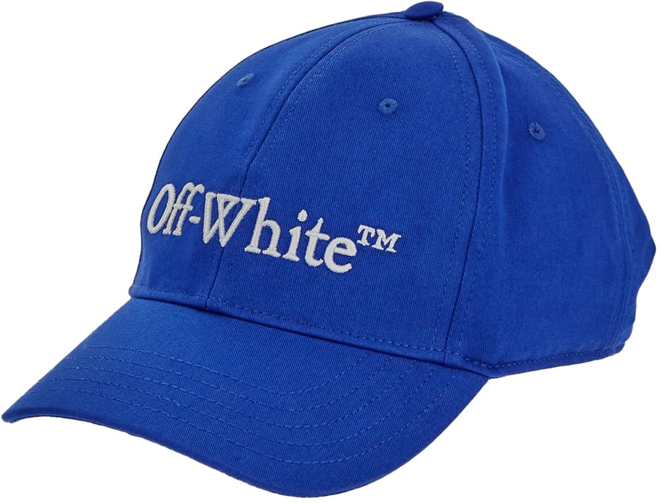 OFF-WHITE Cappello Blu con Logo Blauw
