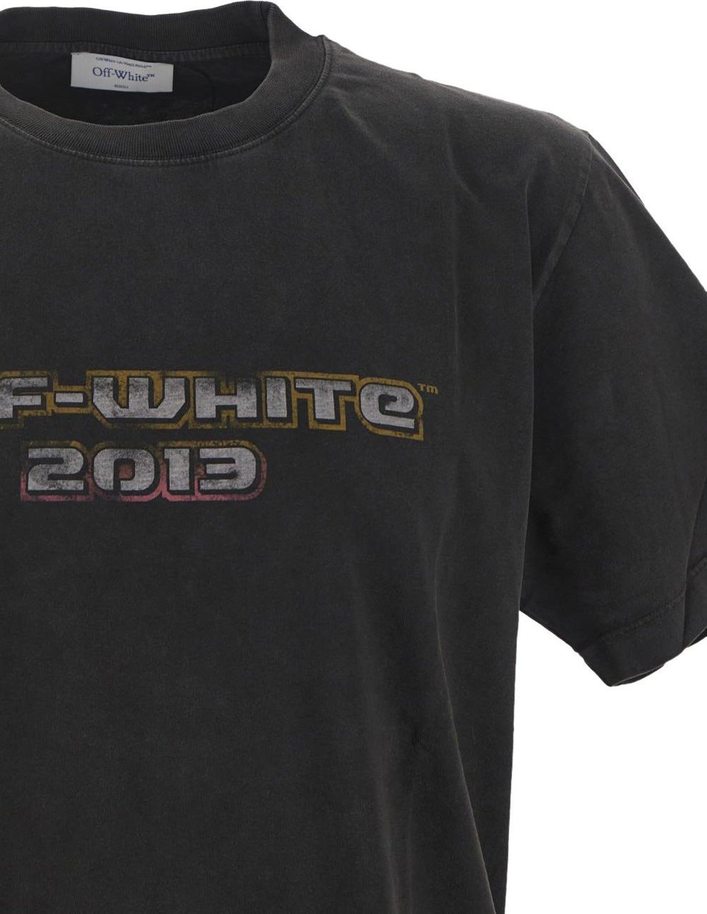 OFF-WHITE Digit Bacchus T-Shirt Zwart