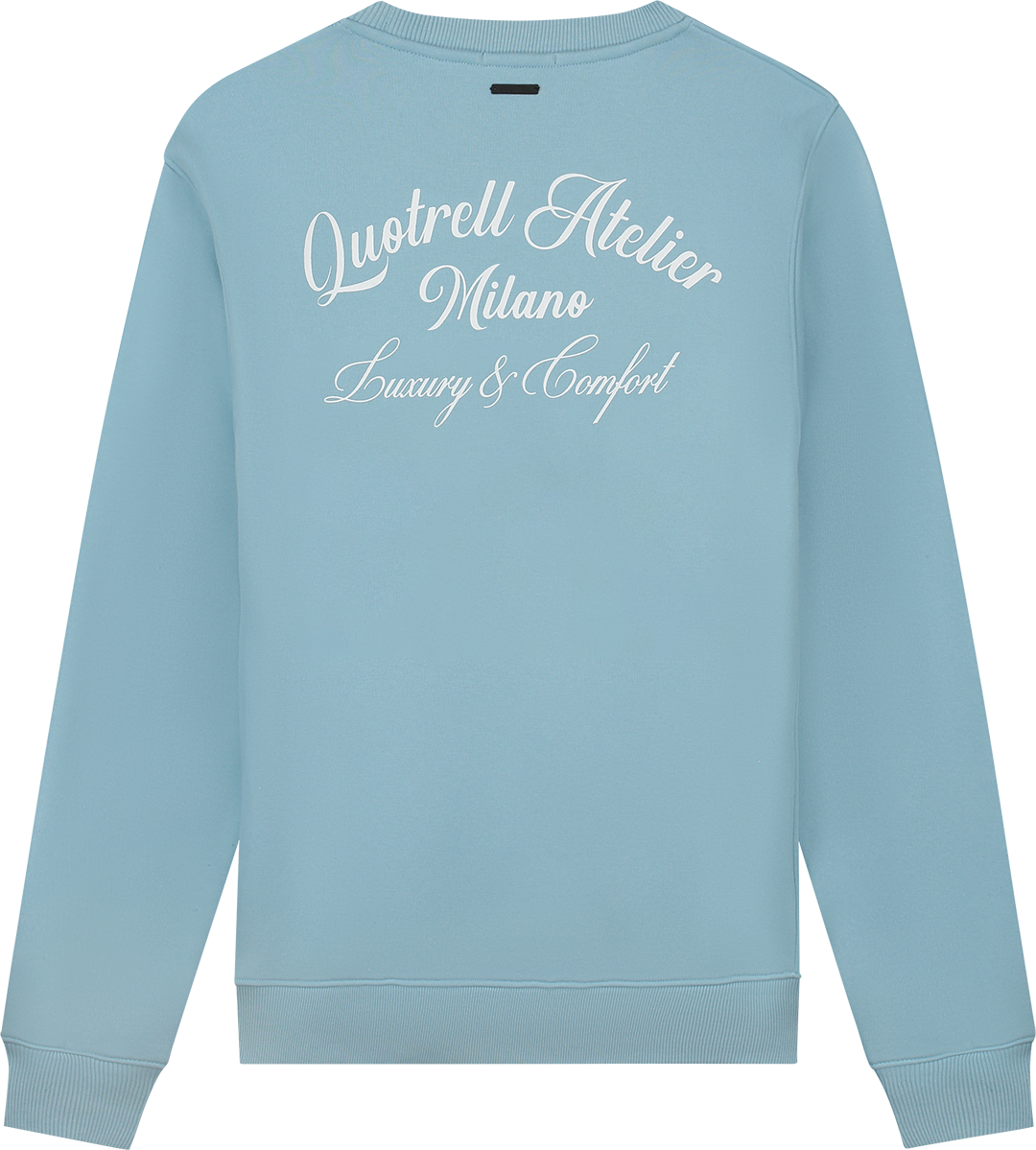 Quotrell Atelier Milano Crewneck | Light Blue/white Blauw