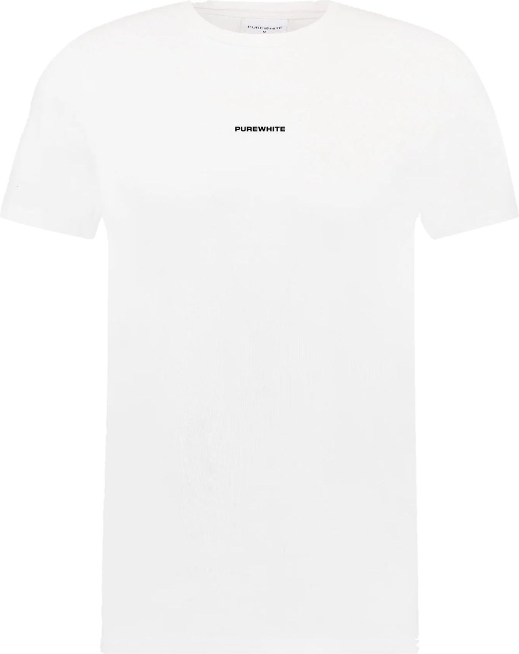 Purewhite Essential Logo T-Shirt Heren Wit Wit