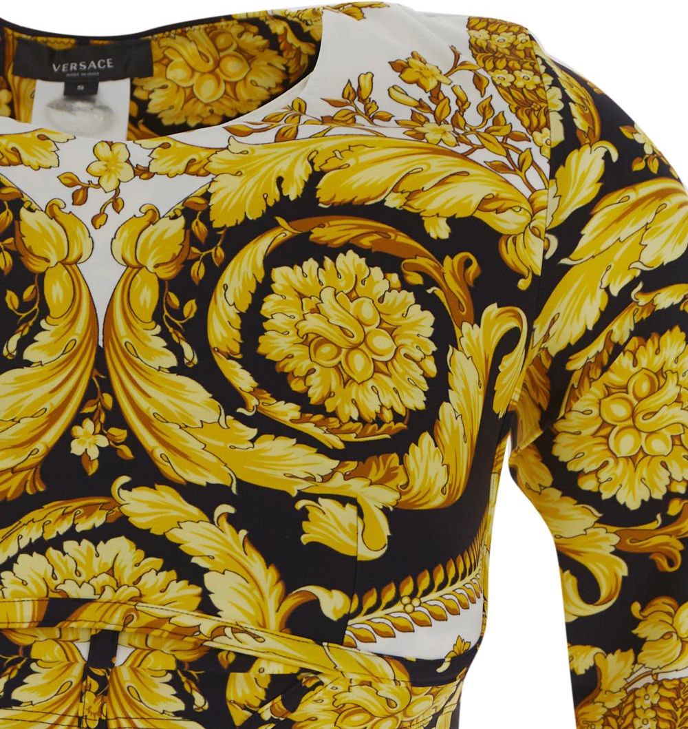 Versace Baroque Cropped Top Divers