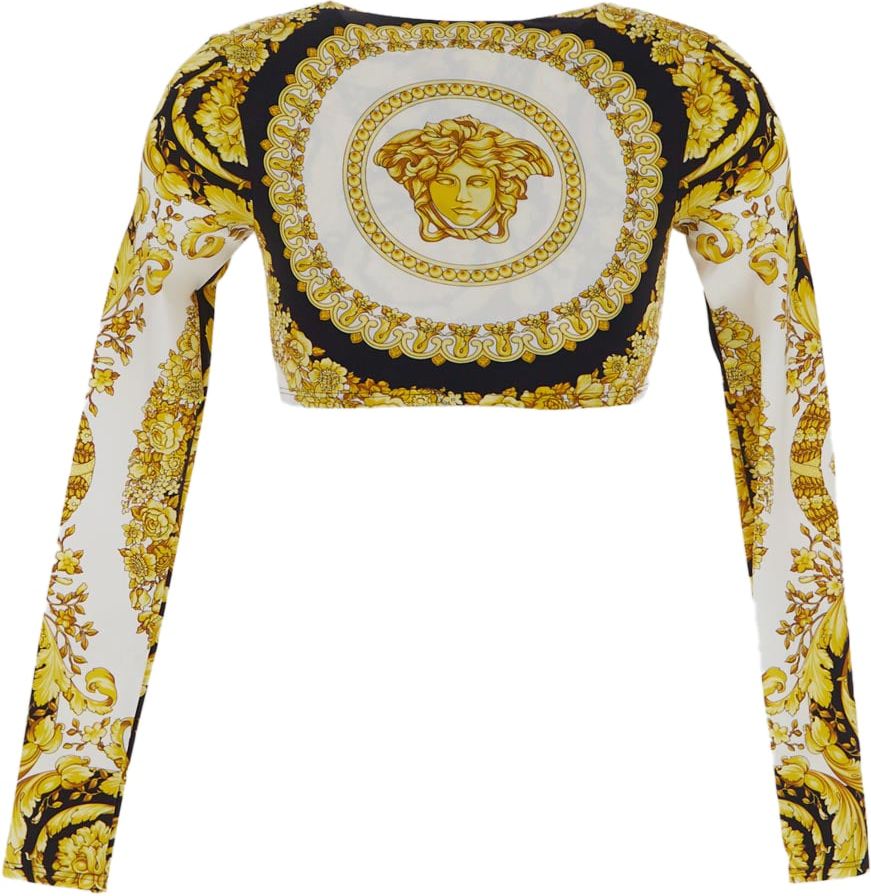 Versace Baroque Cropped Top Divers