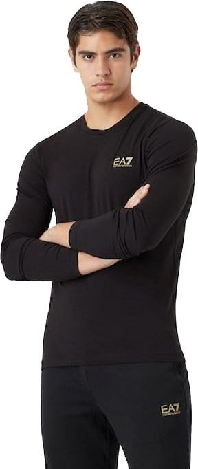 EA7 Armani Ea7 Heren T-shirt Zwart 8NPT55-PJM5Z/0208 Zwart