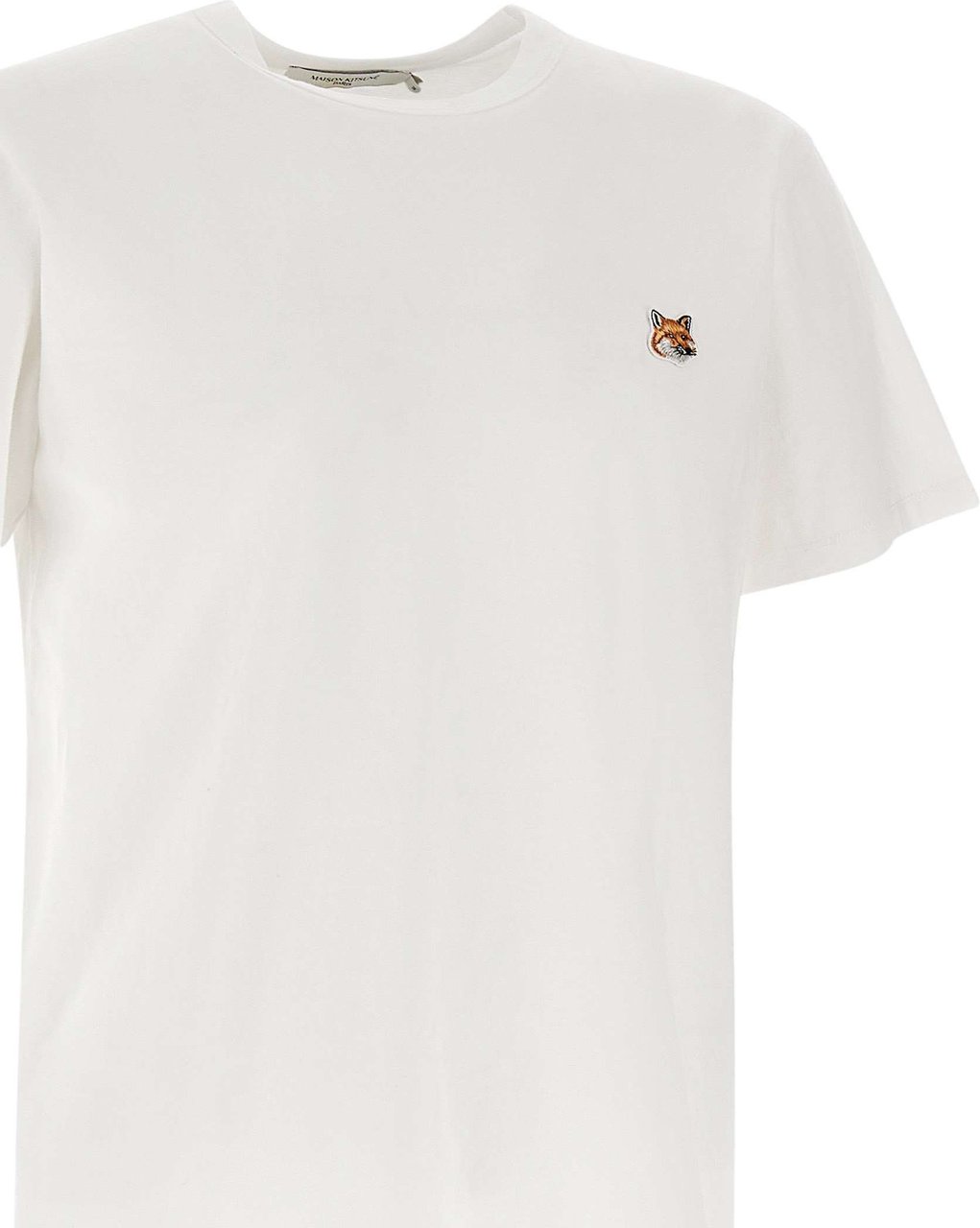 Maison Kitsuné Embroidered Fox T-Shirt Wit
