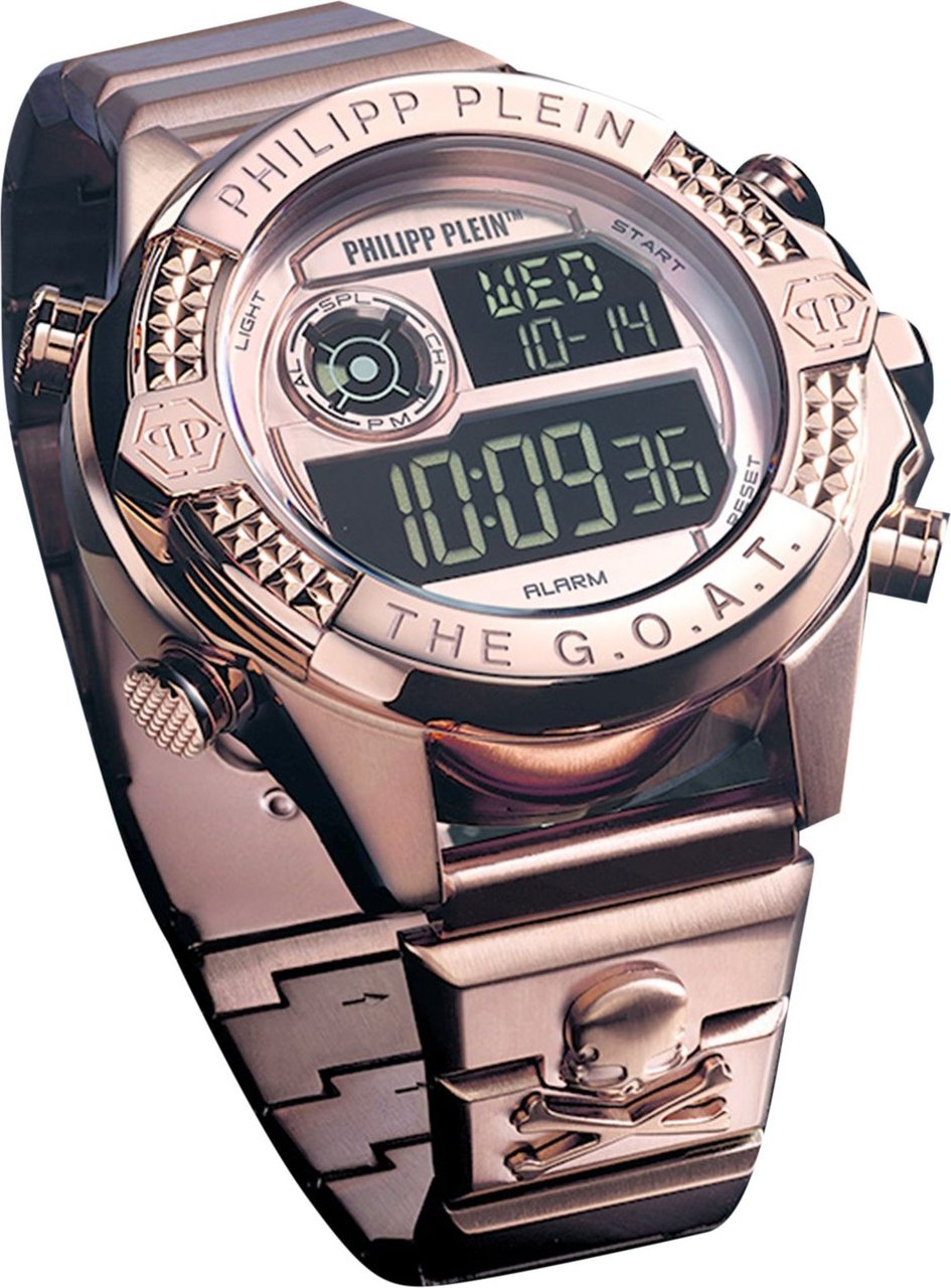 Philipp Plein PWFAA0421 The G.O.A.T. horloge 44 mm Zwart