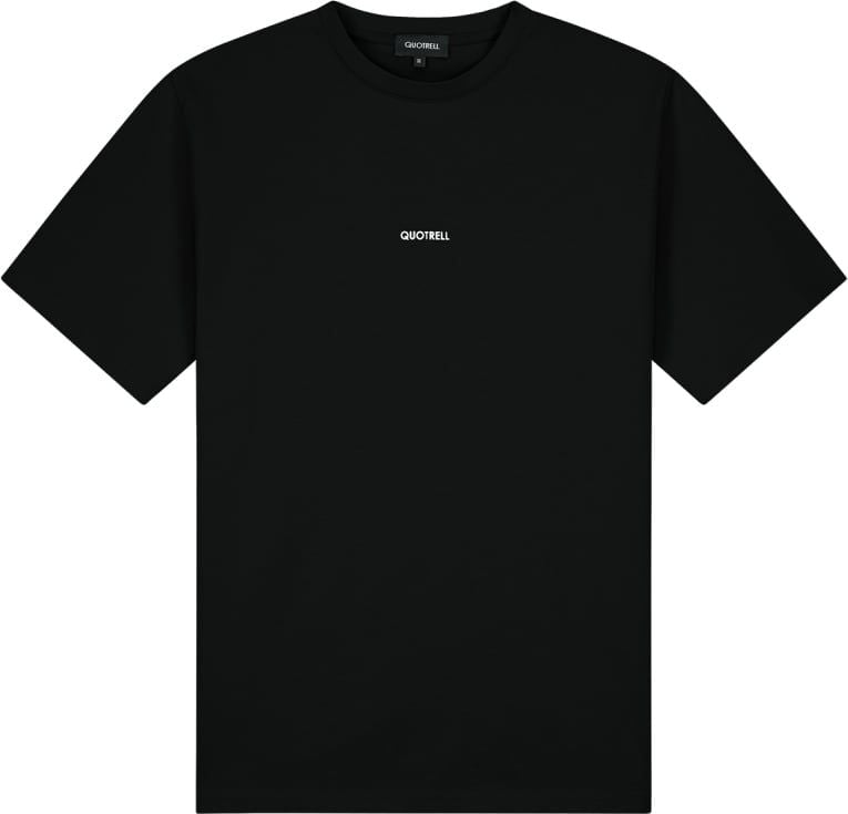 Quotrell Fusa T-shirt | Black / White Zwart