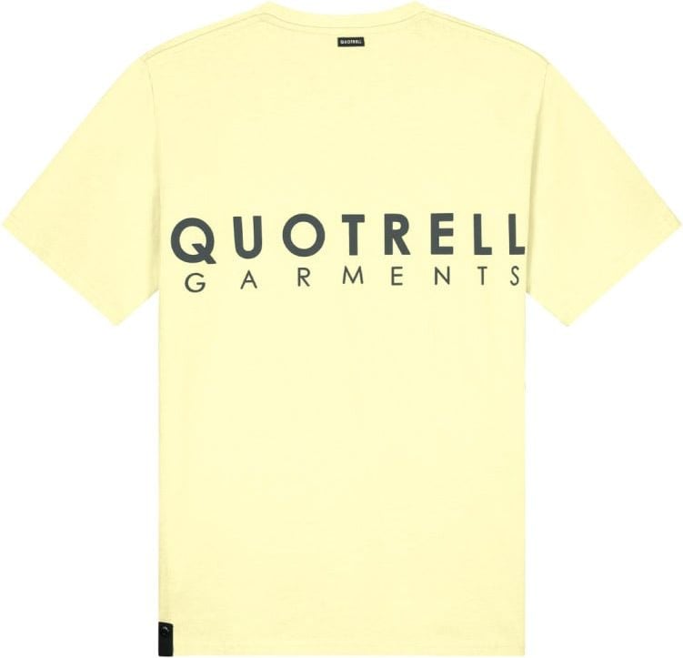 Quotrell Fusa T-shirt | Lemon / Grey Geel