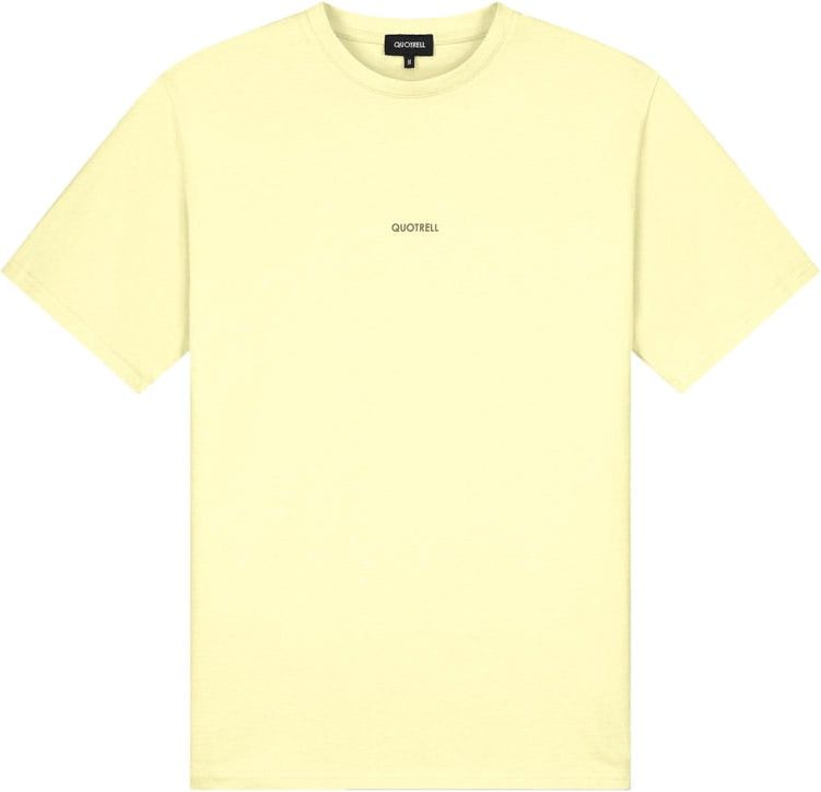 Quotrell Fusa T-shirt | Lemon / Grey Geel