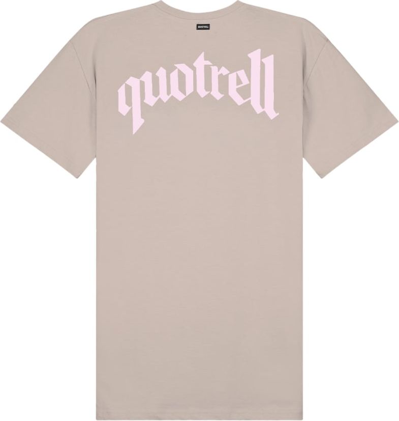 Quotrell Wing T-shirt Dress | Brown / Light Pink Bruin