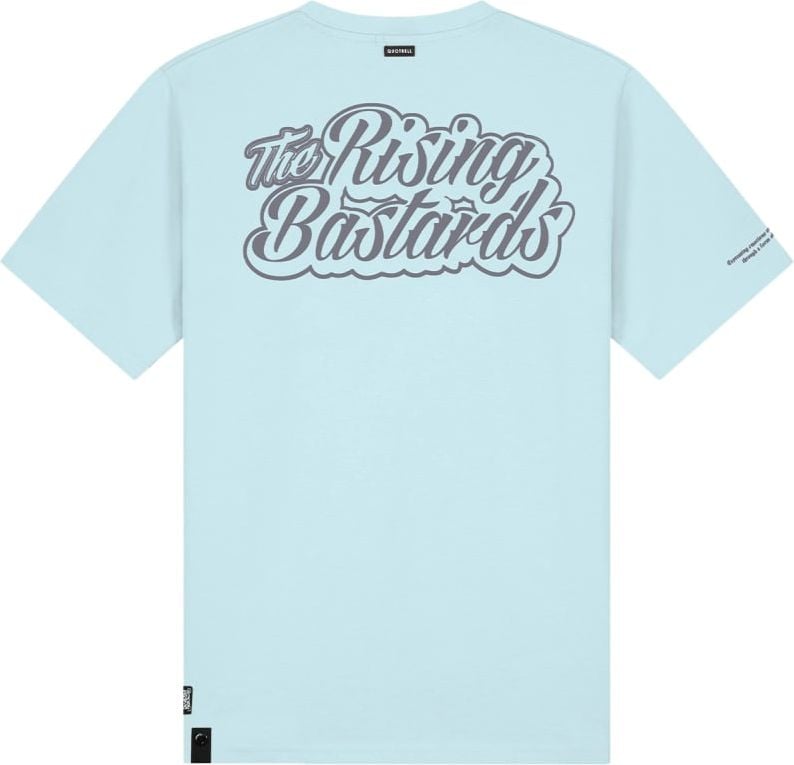 Quotrell The Rising Bastards T-shirt | Light Teal / Grey Divers