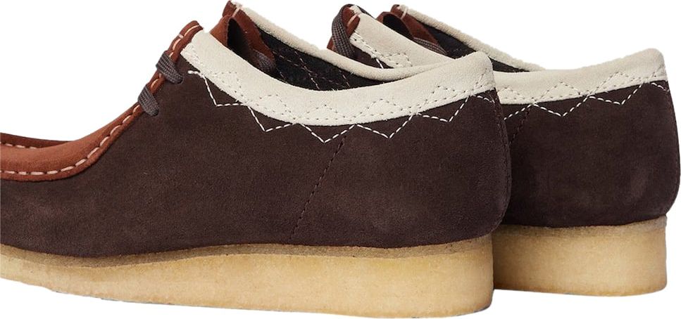 Clarks Original Wallabee Dark Tan Lace-up Shoes Bruin
