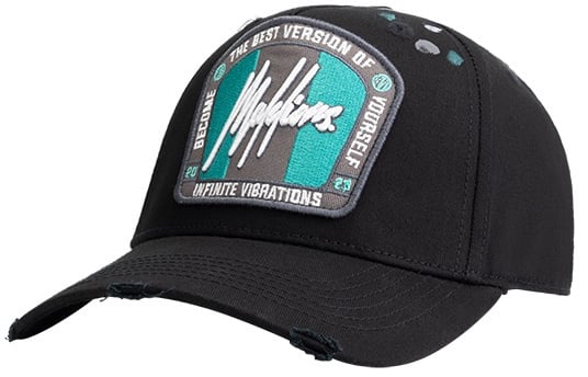 Malelions Men Baseball Patch Cap - Black Zwart