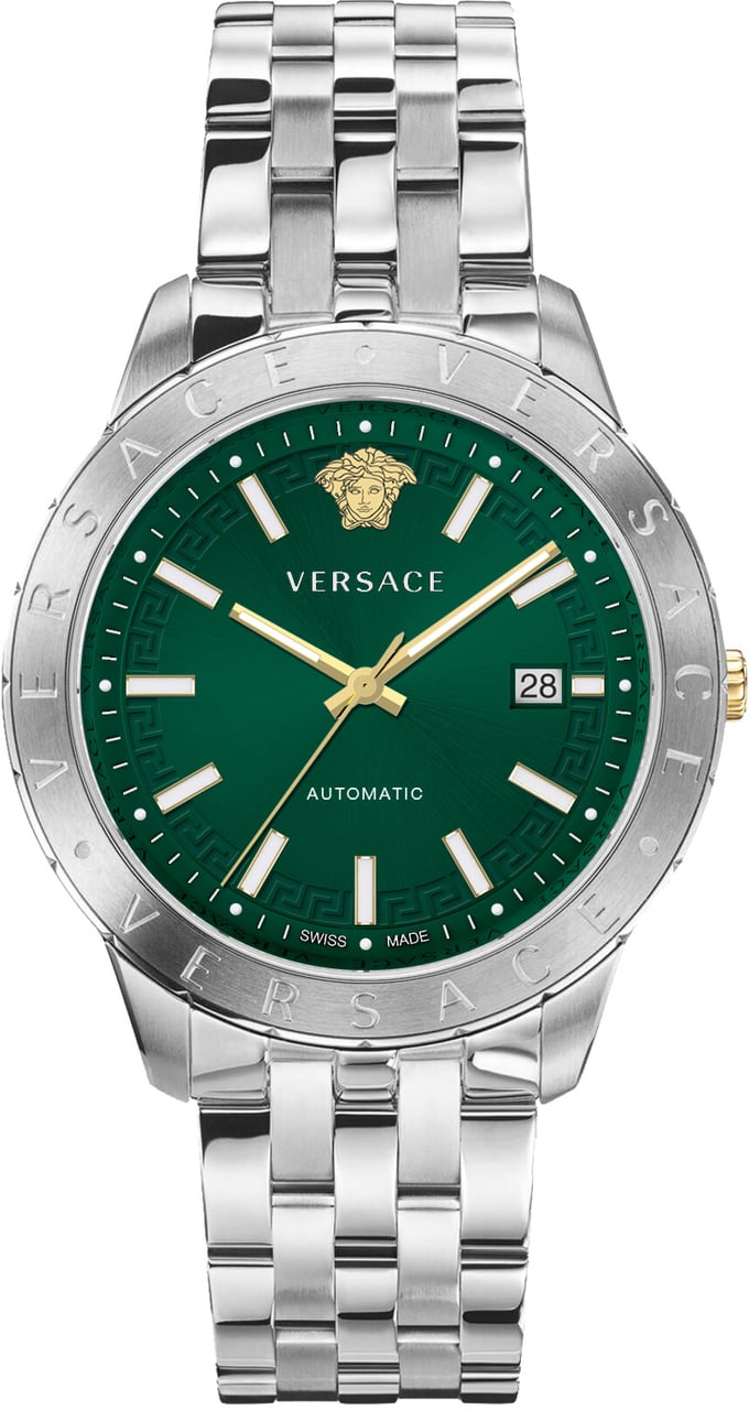 Versace VE2D00321 Univers automatisch horloge 43 mm Groen