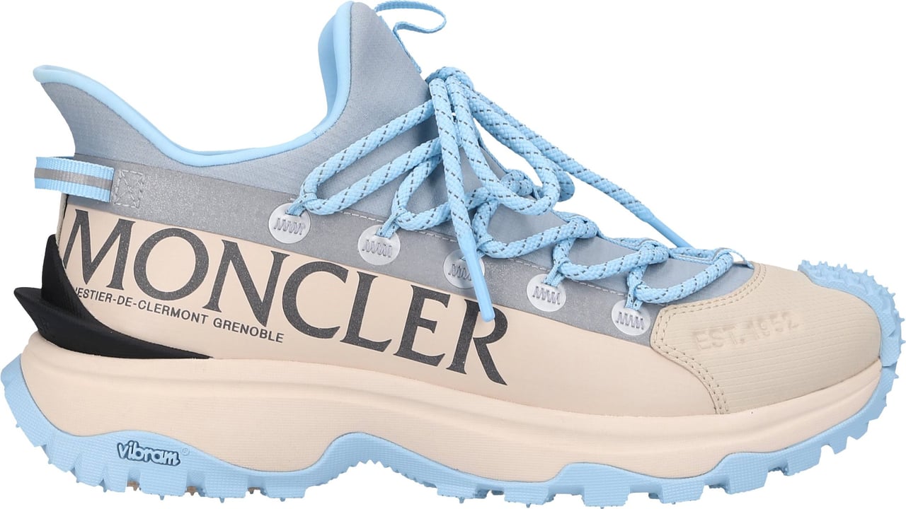 Moncler Low-top Sneakers Trailgrip Lite Calfskin Apres Beige