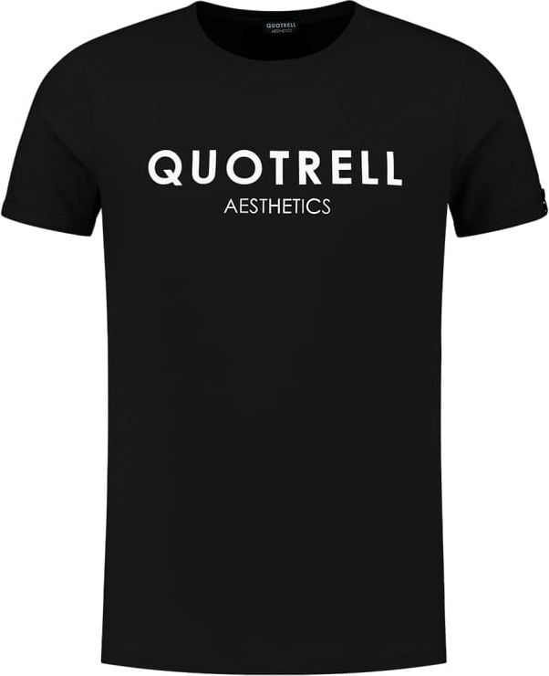 Quotrell Denver T-shirt | Black/white Zwart