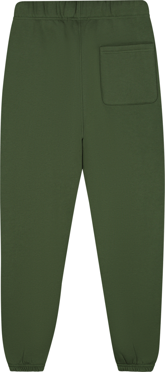 Quotrell University Pants | Army Green/white Groen