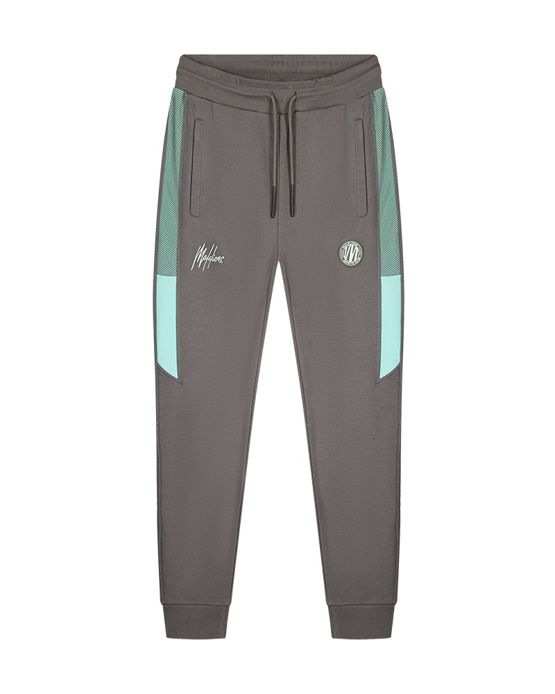 Malelions Sport Transfer Trackpants - Antra Grijs