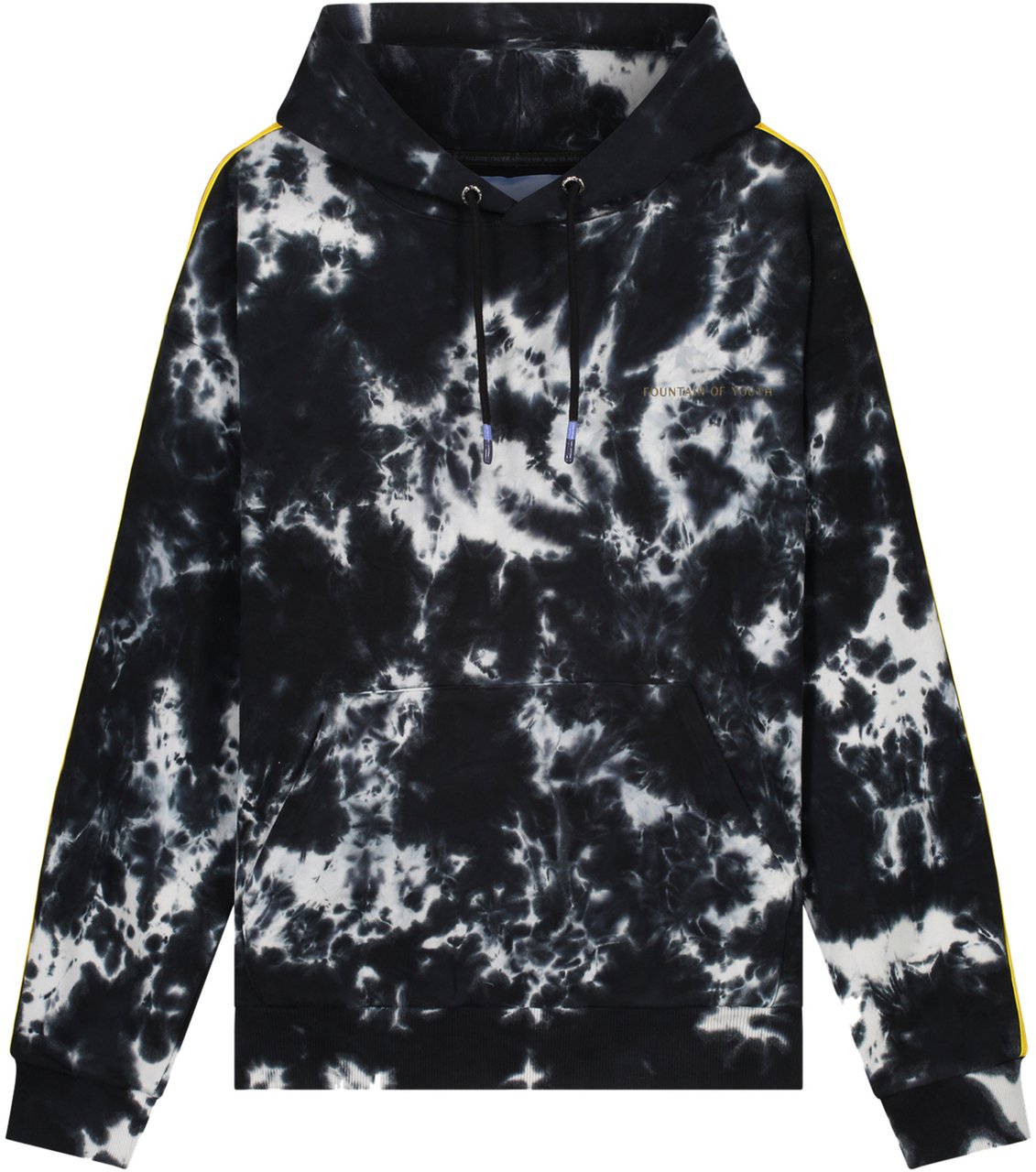 Fountain of Youth Foy Tie Dye hoodie Zwart