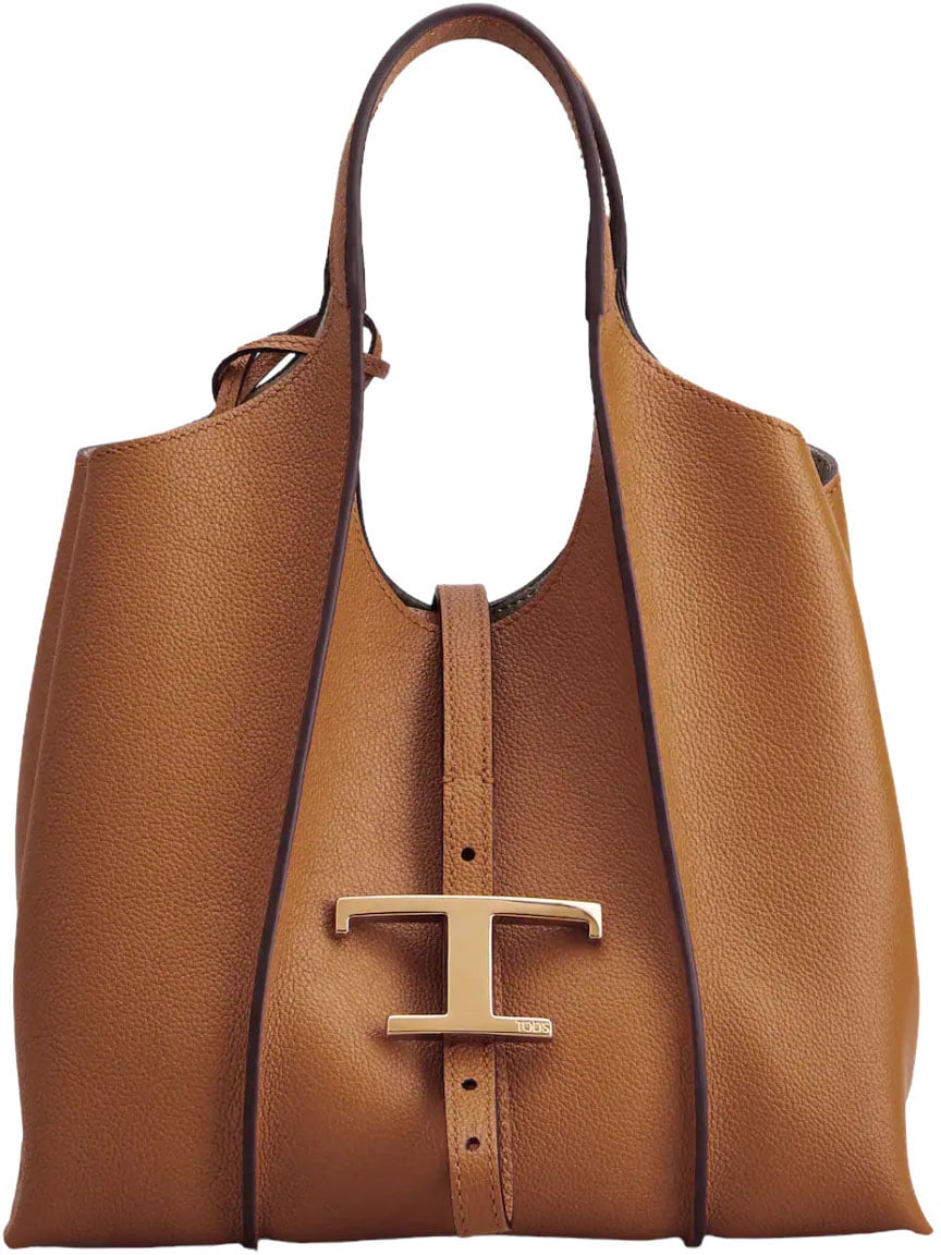 Tod's Bags Leather Brown Bruin