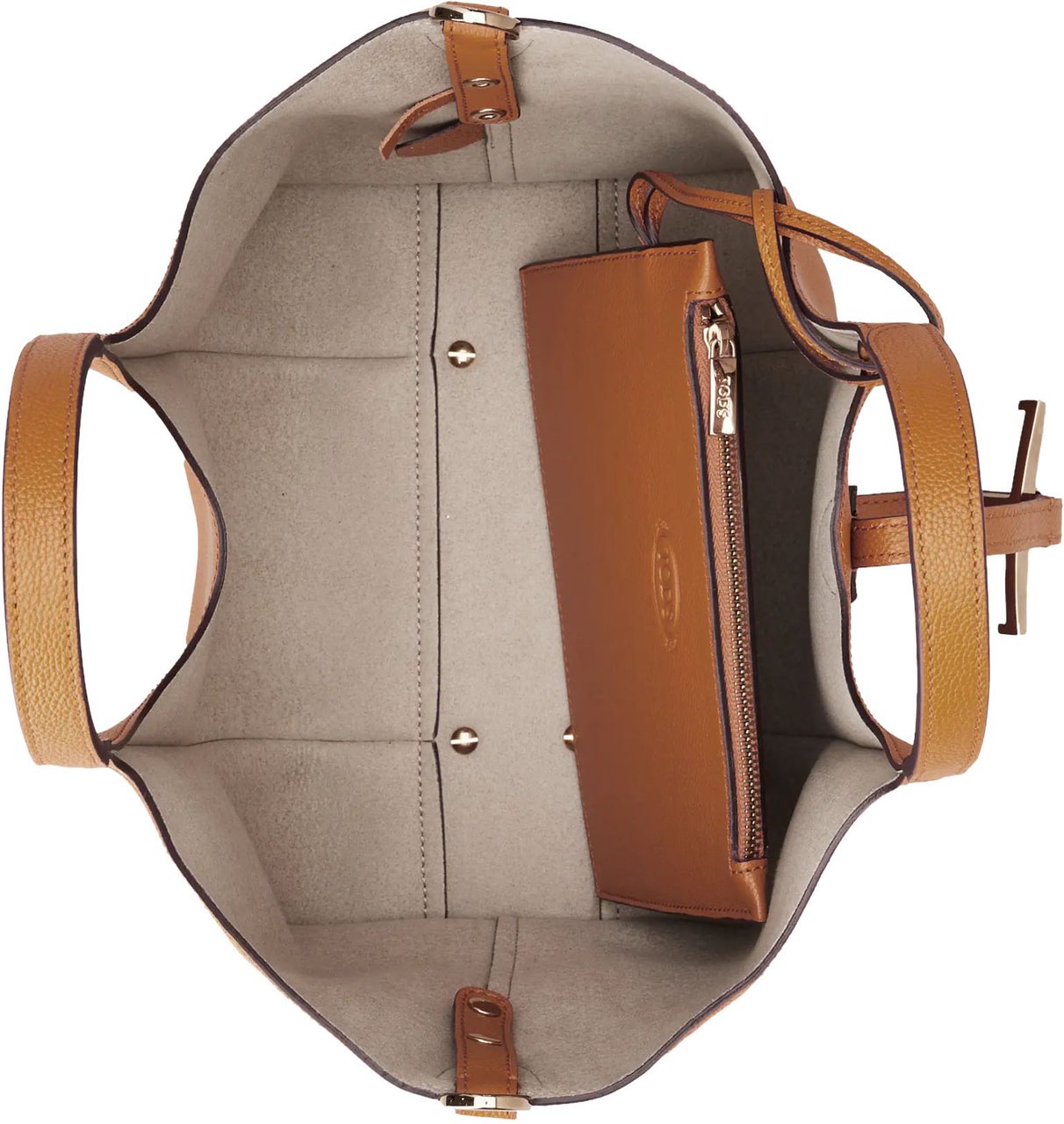 Tod's Bags Leather Brown Bruin