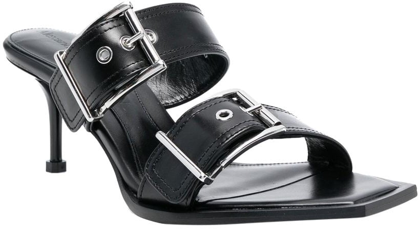 Alexander McQueen Sandals Black Zwart