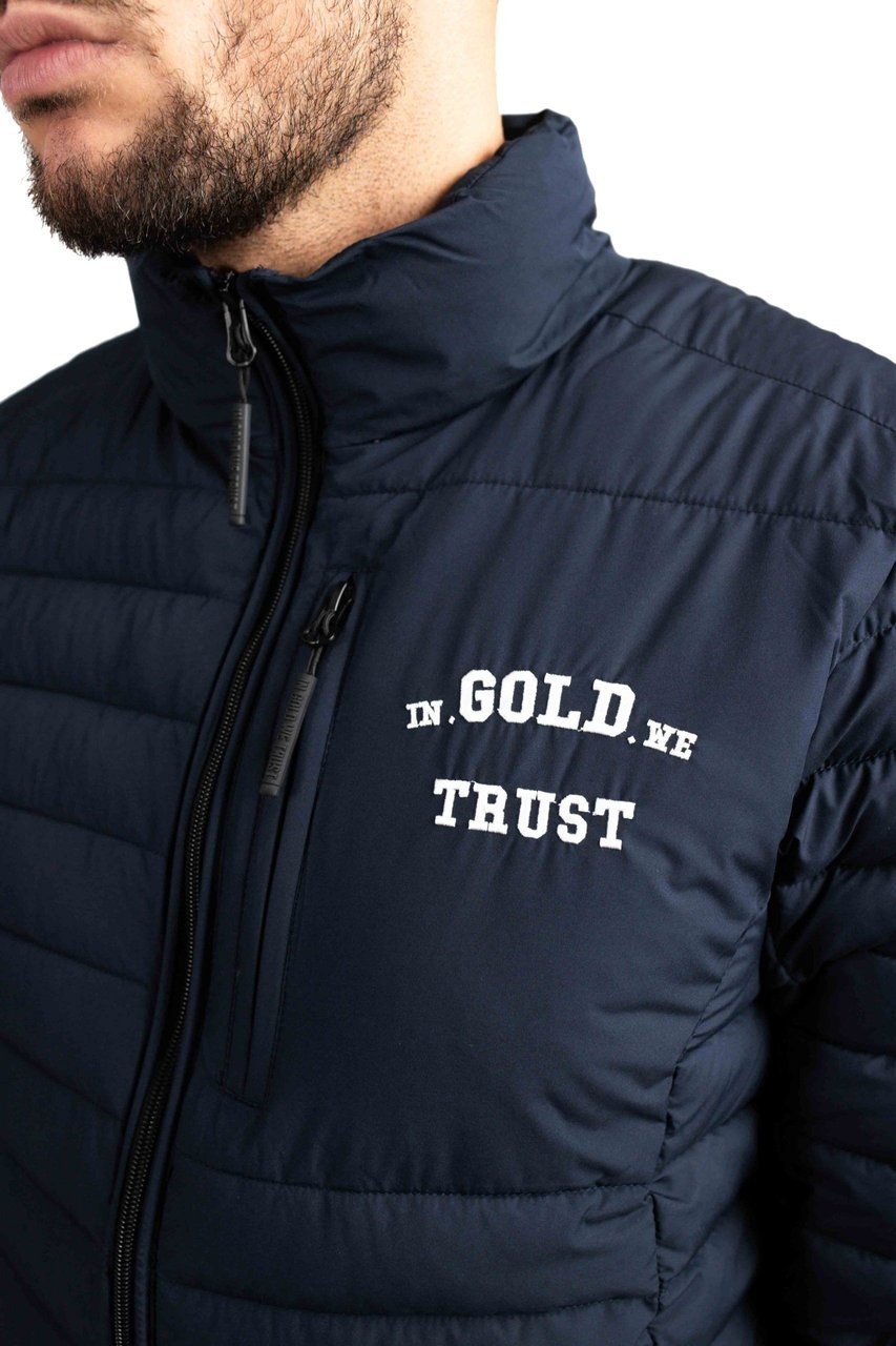In Gold We Trust The K1 Jacket Heren Blauw Blauw