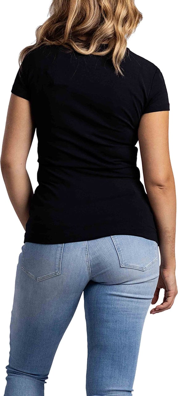 Guess 4G Allover T-Shirt Dames Zwart Beige