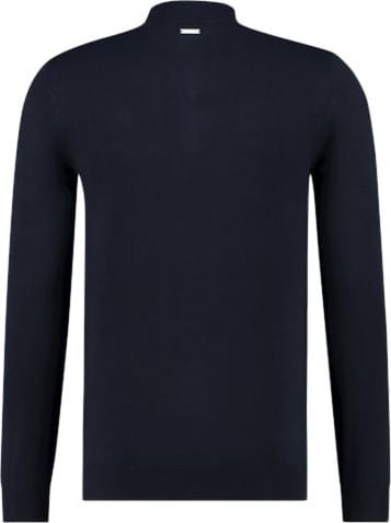 Purewhite Essential Knit Half Zip Sweater Heren Blauw Blauw
