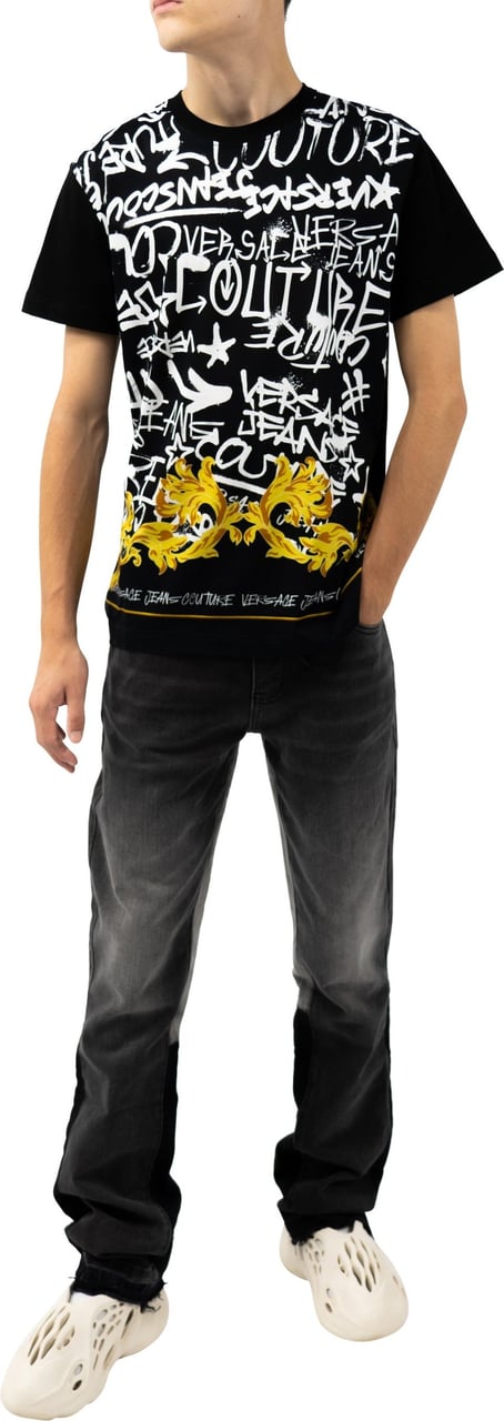 Versace Jeans Couture Magliette T-Shirt Zwart
