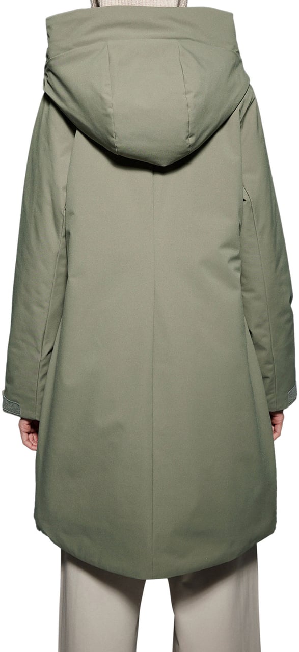 Elvine Passende technische parka Groen