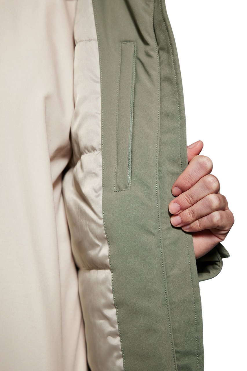 Elvine Passende technische parka Groen