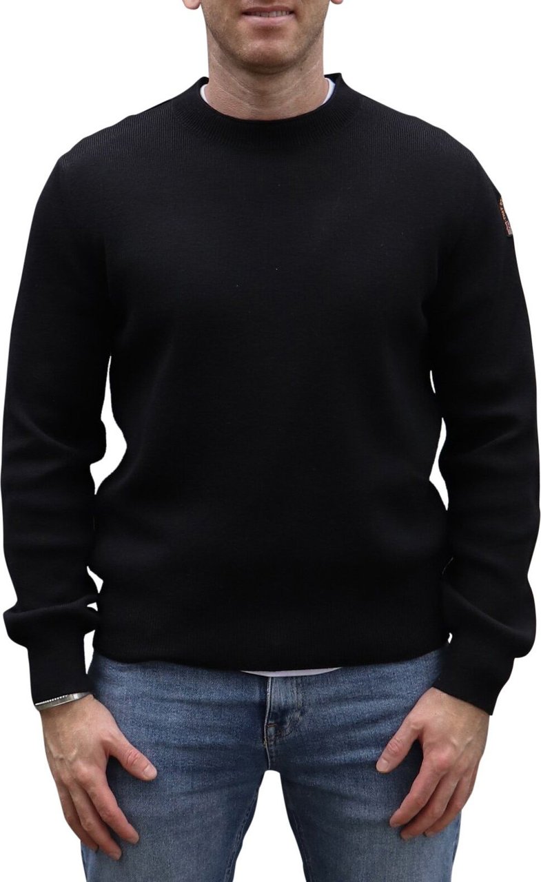 Parajumpers Wallace Crew Sweater Black Zwart