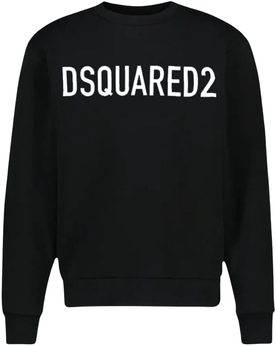 Dsquared2 Relax Eco Felpa Sweater Zwart
