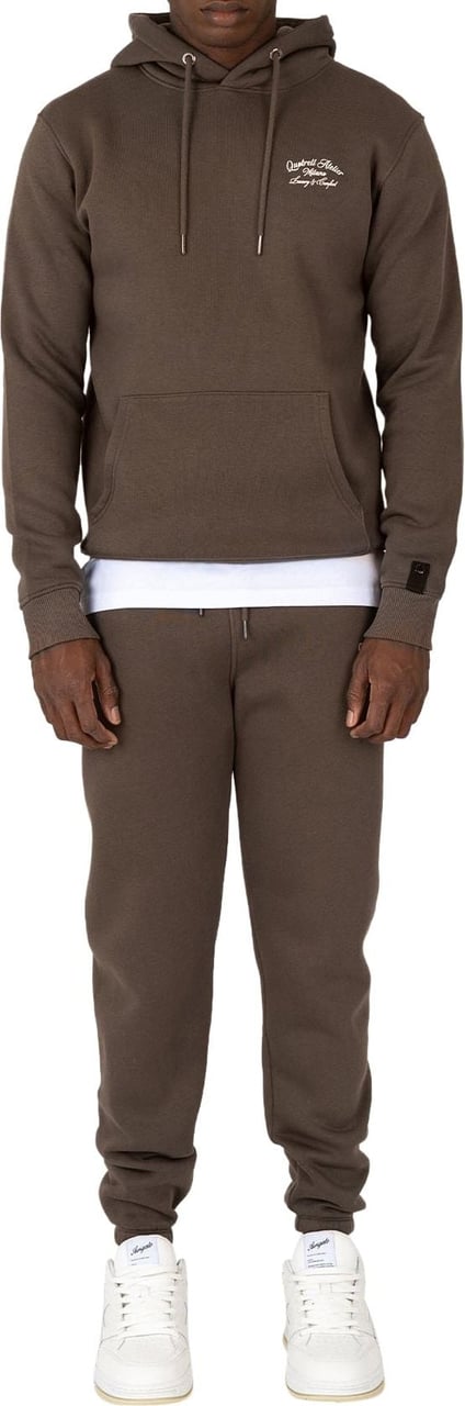 Quotrell Atelier Milano Hoodie | Brown/white Bruin