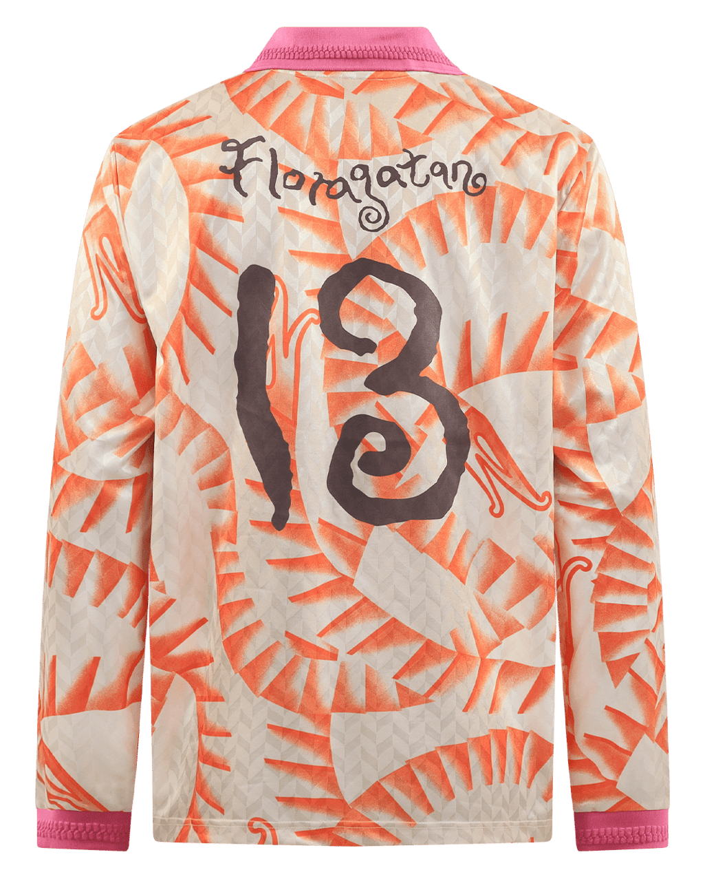 Acne Studios Heren Printed Long Sleeve Oranje Geel