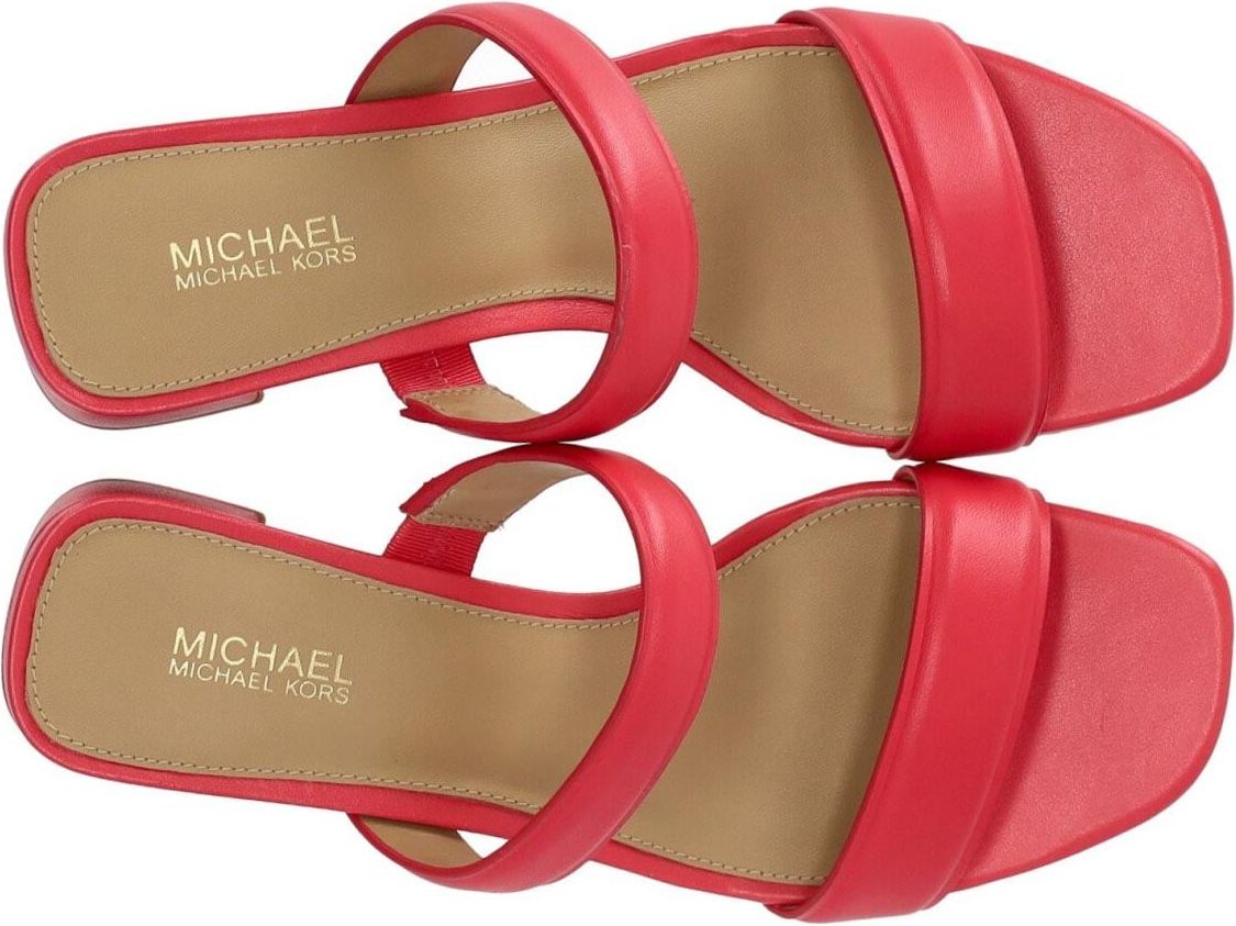Michael Kors Jules Geranium Half Heeled Sandal Pink Roze