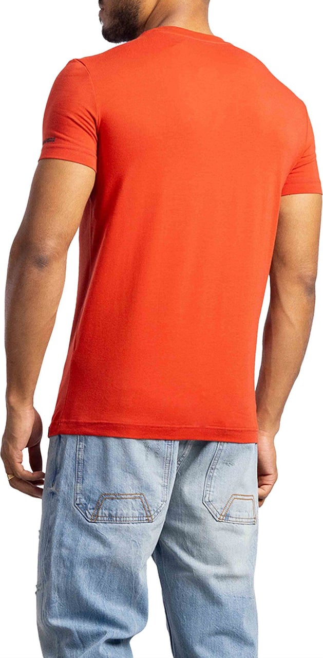 Dsquared2 Round Neck Arm Logo T-Shirt Heren Rood Rood