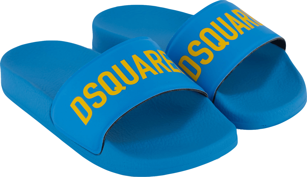 Dsquared2 Dq0610 P5287 slippers turquoise Blauw
