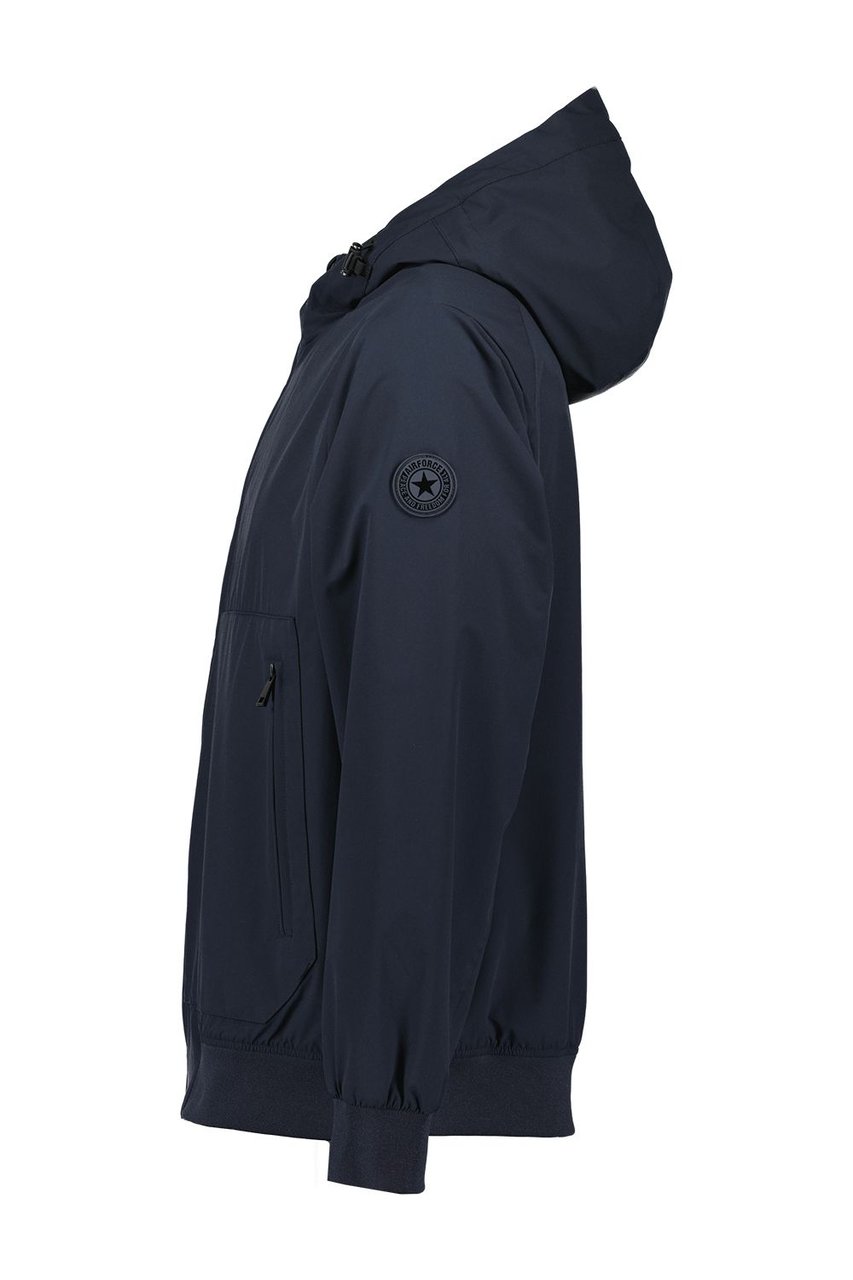 Airforce Hooded Four-way Stretch Jacket Blauw