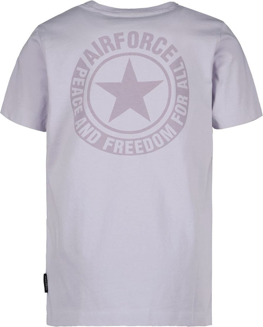 Airforce Airforce Wording/logo T-shirt Paars
