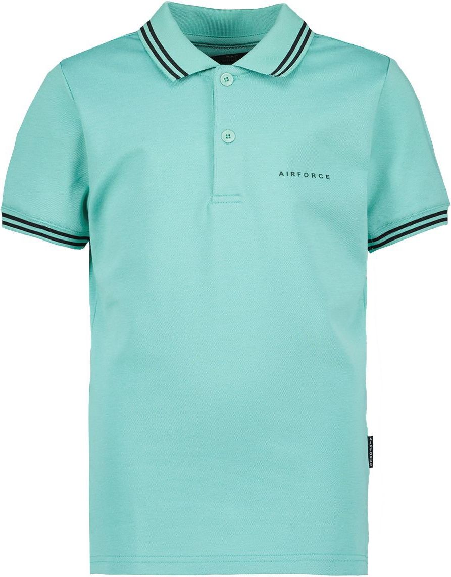 Airforce Polo Double Stripe Groen